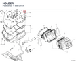 HOLDER 86612411A diagram position