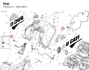 PAD 86612561A diagram position