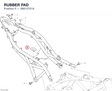 RUBBER PAD 86612701A diagram position