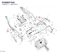 RUBBER PAD 86612781A diagram position