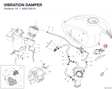 VIBRATION DAMPER 86612951A diagram position