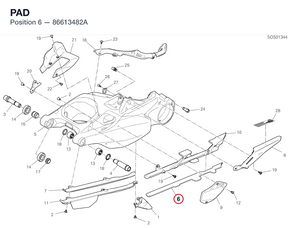 PAD 86613482A diagram position