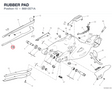RUBBER PAD 86613571A diagram position