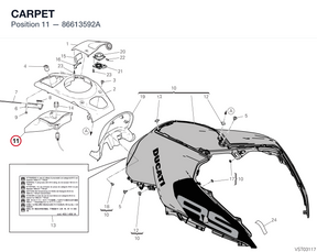 CARPET 86613592A diagram position