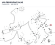 HOLDER PURGE VALVE 86613991B diagram position