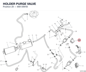 HOLDER PURGE VALVE 86613991B diagram position