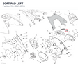 SOFT PAD LEFT 86614031A diagram position