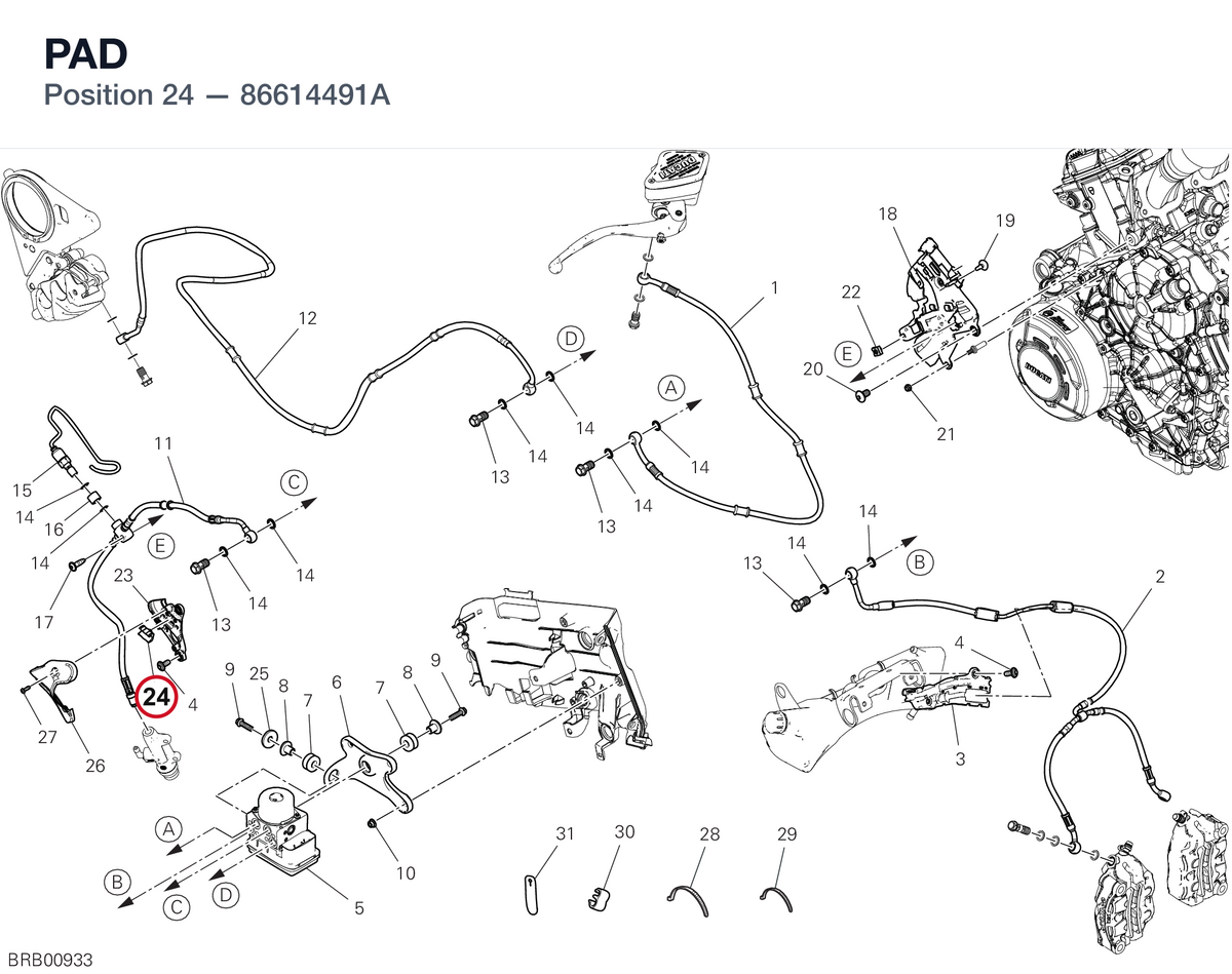 PAD 86614491A diagram position
