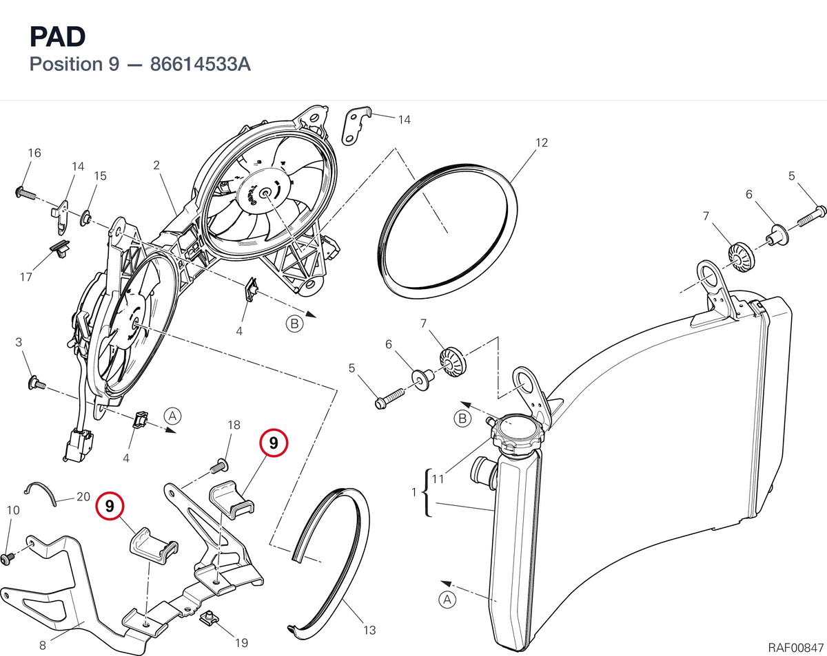 PAD 86614533A diagram position