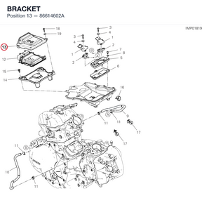 BRACKET 86614602A diagram position