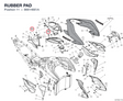 RUBBER PAD 86614661A diagram position