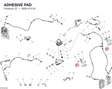 ADHESIVE PAD 86614741A diagram position