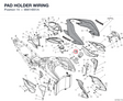 PAD HOLDER WIRING 86614851A diagram position