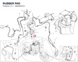 RUBBER PAD 86640031A diagram position