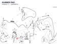 RUBBER PAD 86640051A diagram position