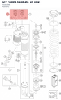 Diagram preview: DCC COMPR.DAMP.ADJ. HS LINK (50181009S)
