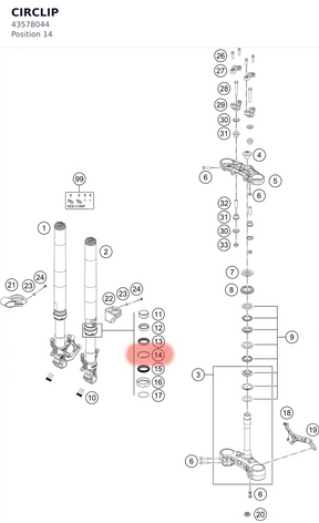 Diagram preview: CIRCLIP (43578044)