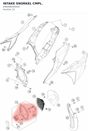 Diagram preview: INTAKE SNORKEL CMPL. (A46006040044)