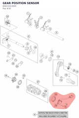 Diagram preview: GEAR POSITION SENSOR (60411023000)