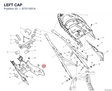 LEFT CAP 87211051A diagram position