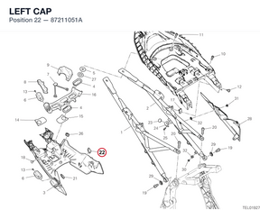 LEFT CAP 87211051A diagram position
