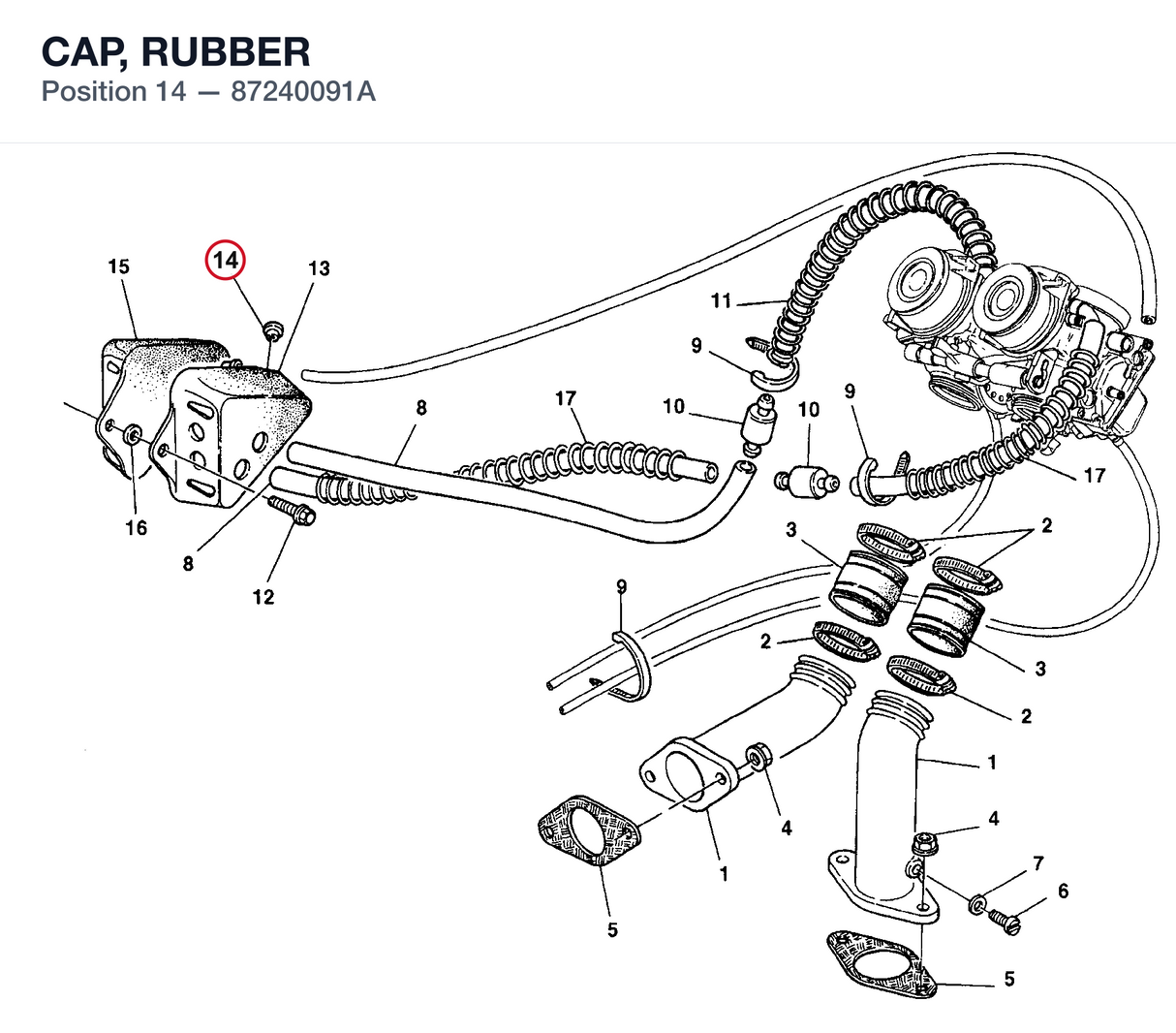 CAP, RUBBER