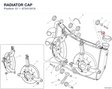 RADIATOR CAP 87241341A diagram position