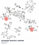 Diagram preview: RETAINING BRACKET, DAMPER (95803044010)