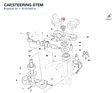 CAP,STEERING STEM