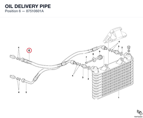 OIL DELIVERY PIPE