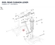 ROD, REAR CUSHION LEVER 87510631A diagram position