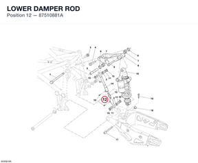 LOWER DAMPER ROD