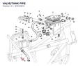 VALVE/TANK PIPE