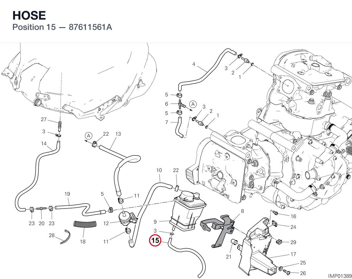 HOSE 87611561A diagram position
