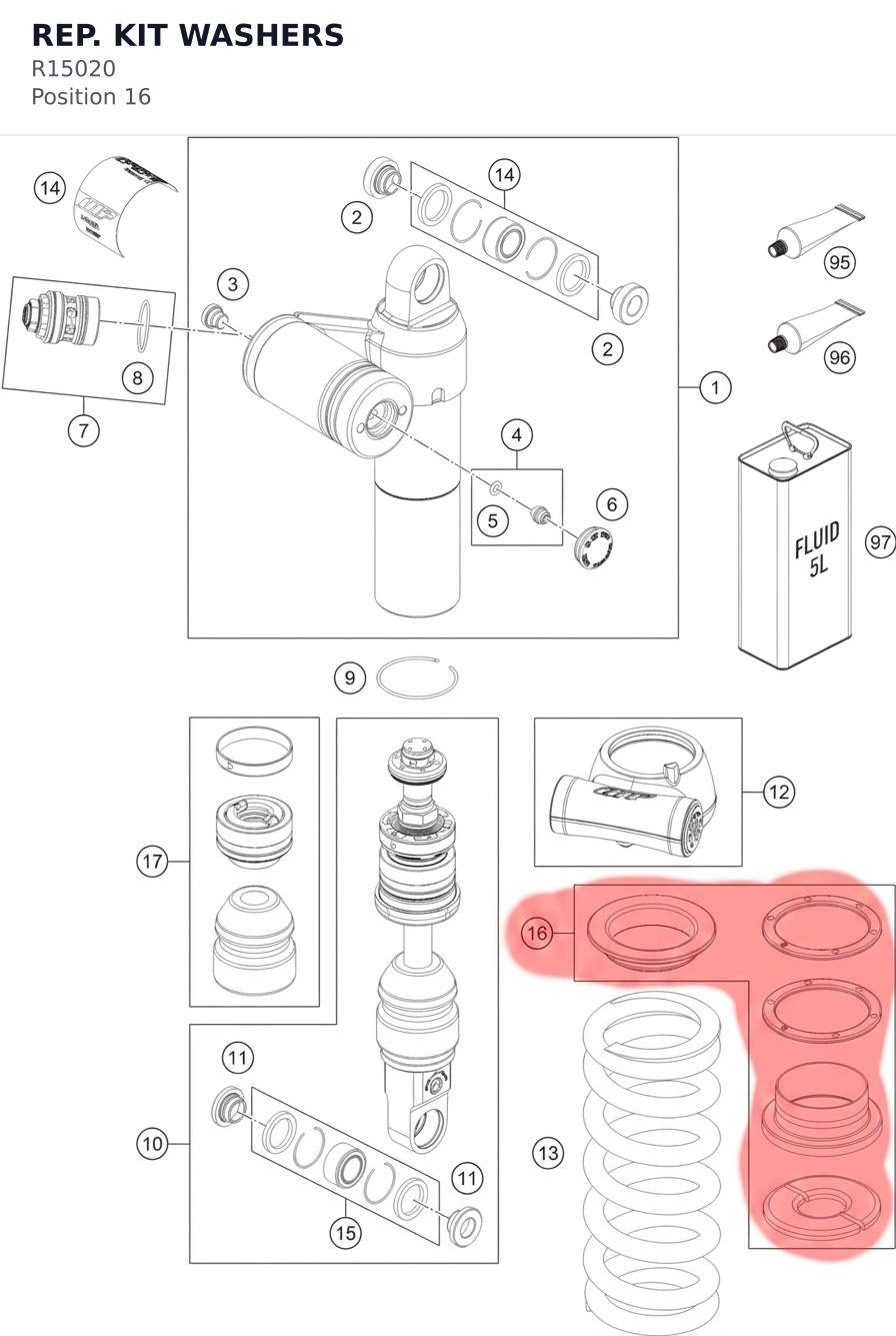 Diagram preview: REP. KIT WASHERS (R15020)