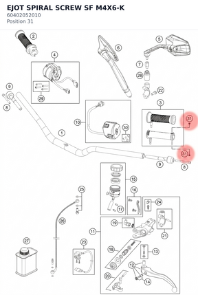 Diagram preview: EJOT SPIRAL SCREW SF M4X6-K (60402052010)