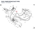 FUEL PUMP/INTAKE DUCT PIPE