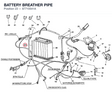 BATTERY BREATHER PIPE