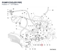 PUMP/COOLER PIPE