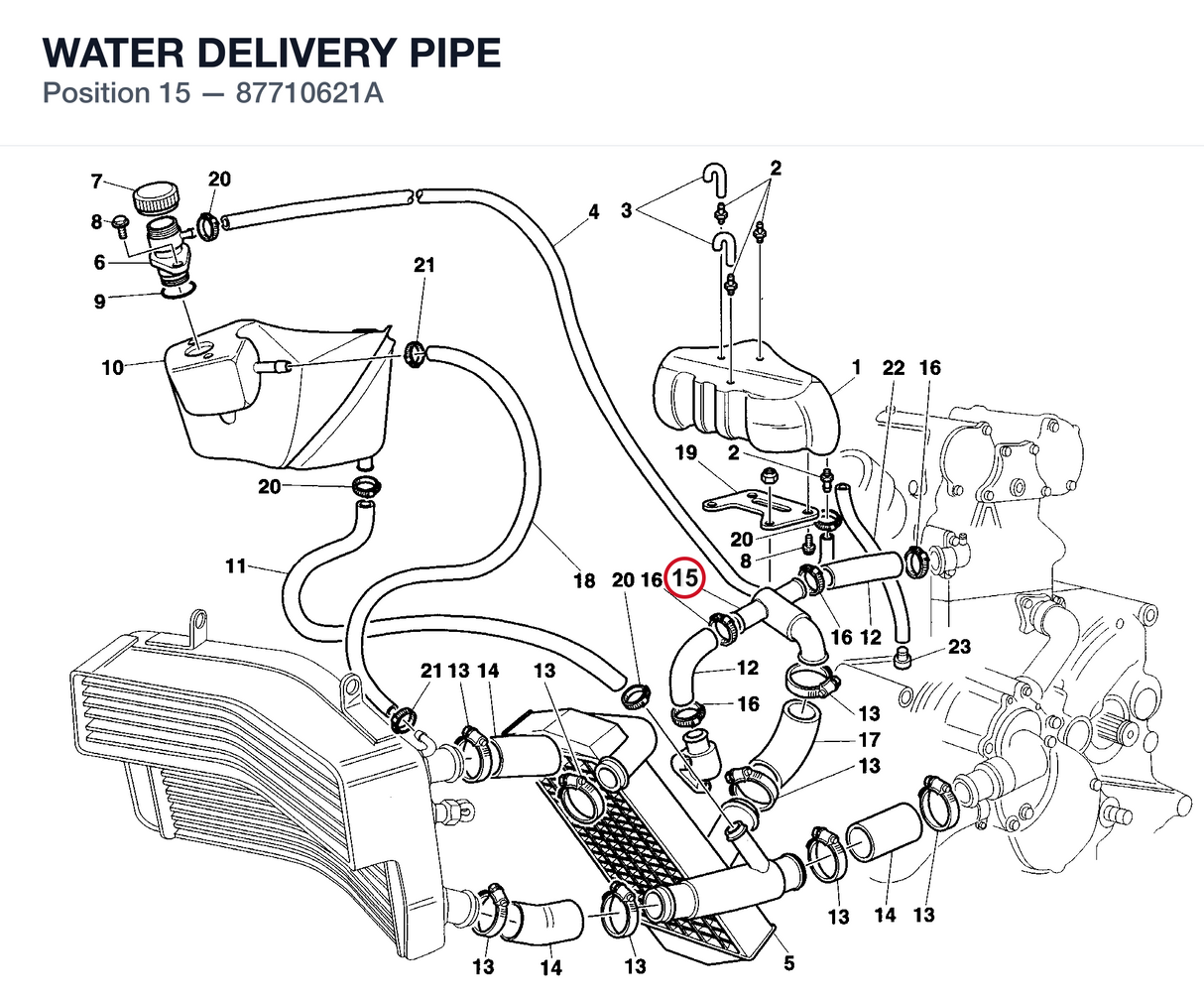 WATER DELIVERY PIPE