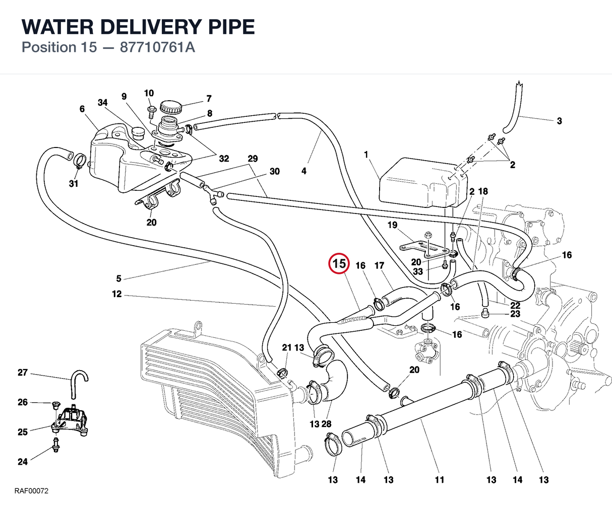 WATER DELIVERY PIPE