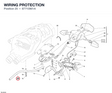 WIRING PROTECTION 87710901A diagram position