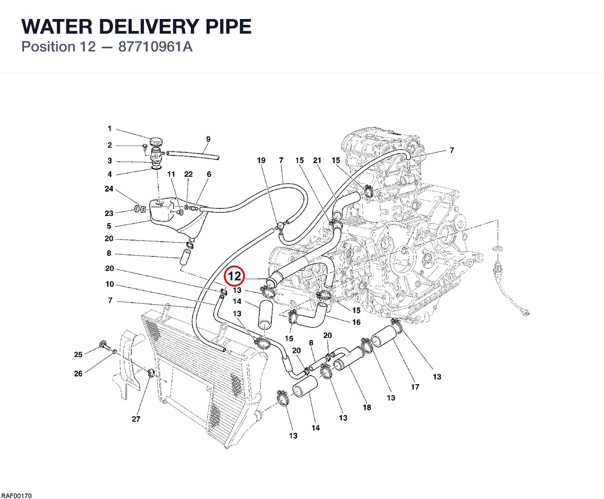WATER DELIVERY PIPE