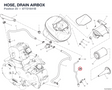 HOSE, DRAIN AIRBOX 87721641B diagram position