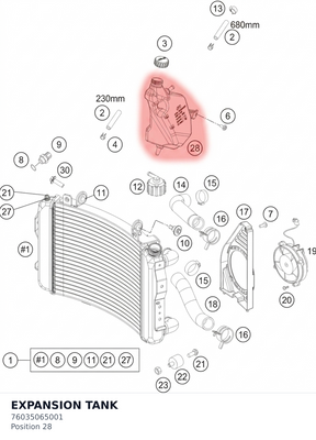 Diagram preview: EXPANSION TANK (76035065001)