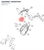 Diagram preview: GROMMET UNDERTRAY (J650002502000)