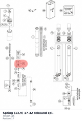 Diagram preview: Spring (13,9) 17-32 rebound cpl. (48600511S)