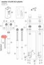 Diagram preview: washer 21x29.5x3 plastic (35480629)