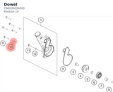 Diagram preview: Dowel (C90030024000)