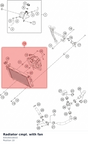 Diagram preview: Radiator cmpl. with fan (93535010033)